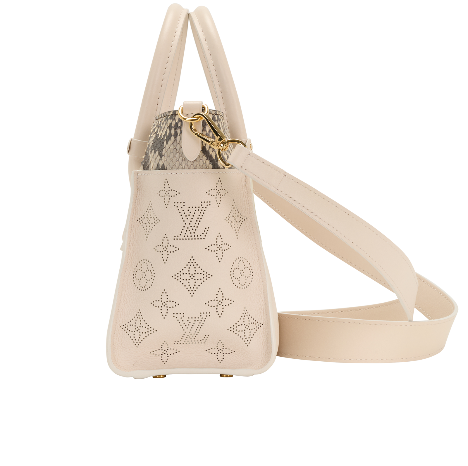 On My Side PM, &pound;1,950, Handbags, Pink, Leather, Bottom view